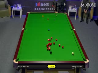 2025斯诺克西安大奖赛延期资格赛第一轮 王雨晨4-5吕昊天 20251007海报