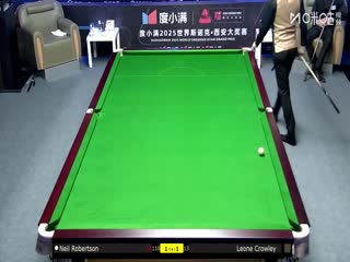2025斯诺克西安大奖赛延期资格赛第一轮 尼尔·罗伯逊5-1莱昂内·克劳利 20251007海报