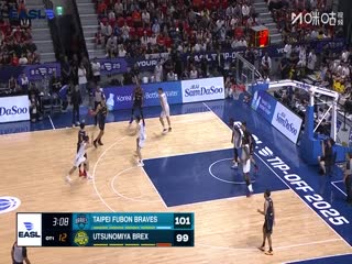 东亚超级联赛 台北富邦勇士VS宇都宫王道 20251008海报