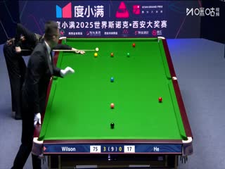 2025斯诺克西安大奖赛16进8 加里·威尔逊5-0贺国强（朱蒙） 20251010海报