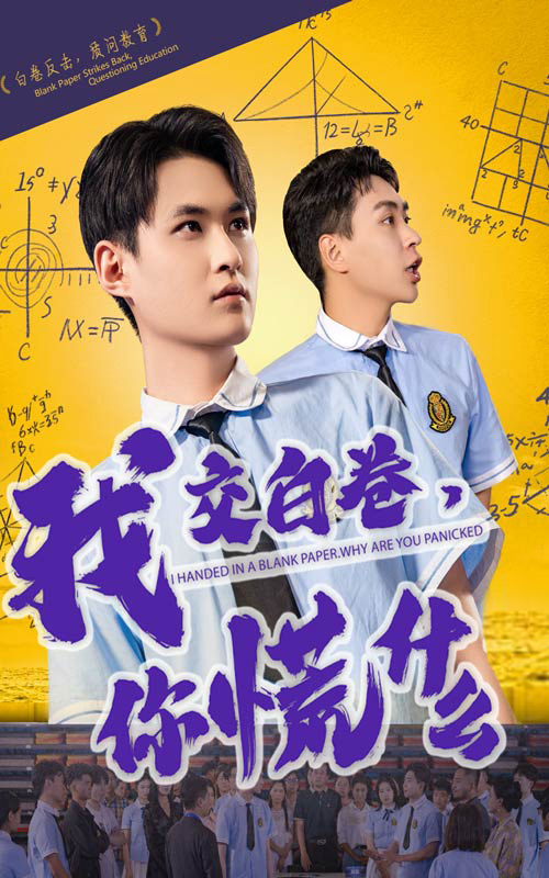 我交白卷你慌什么海报