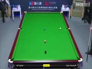 2025斯诺克西安大奖赛64进32 阿里·卡特3-5斯坦·穆迪 20251008海报