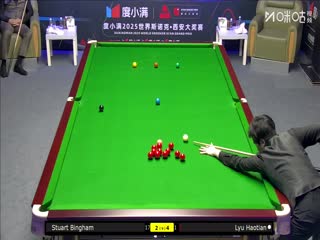 2025斯诺克西安大奖赛16进8 吕昊天5-3斯图尔特·宾汉姆 20251010海报