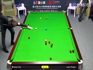 2025斯诺克西安大奖赛16进8 利亚姆·普伦5-1亚伦·希尔 20251010海报