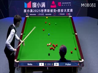 2025斯诺克西安大奖赛四分之一决赛 利亚姆·普伦2-5丹尼尔·威尔斯 20251011海报