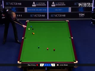 2025斯诺克北爱尔兰公开赛64进32 赵心童0-4乔丹·布朗 20251019海报