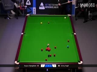 2025斯诺克北爱尔兰公开赛64进32 诺鹏·桑卡姆2-4阿什利·休吉尔 20251019海报