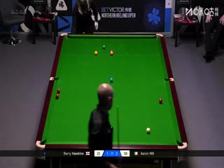 2025斯诺克北爱尔兰公开赛32进16 巴里·霍金斯3-4亚伦·希尔 20251022海报