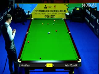 2025斯诺克国际锦标赛延期资格赛第一轮 马丁·奥唐纳1-6加里·威尔逊 20251102海报