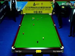 2025斯诺克国际锦标赛延期资格赛第一轮 袁思俊6-4里奇·沃顿 20251102海报