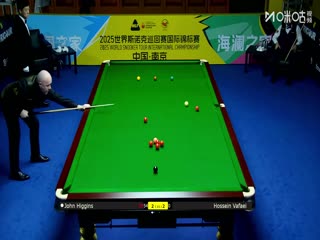 2025斯诺克国际锦标赛32进16 侯赛因·瓦菲3-6约翰·希金斯 20251104海报