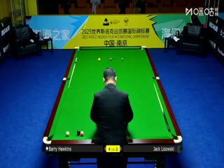 2025斯诺克国际锦标赛16进8 巴里·霍金斯6-4杰克·利索夫斯基 20251105海报