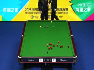 2025斯诺克国际锦标赛半决赛第一阶段 约翰·希金斯6-2斯蒂芬·马奎尔(朱峰立) 20251108海报