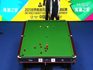 2025斯诺克国际锦标赛半决赛第一场 赵心童4-4吴宜泽（第一阶段） 20251107海报