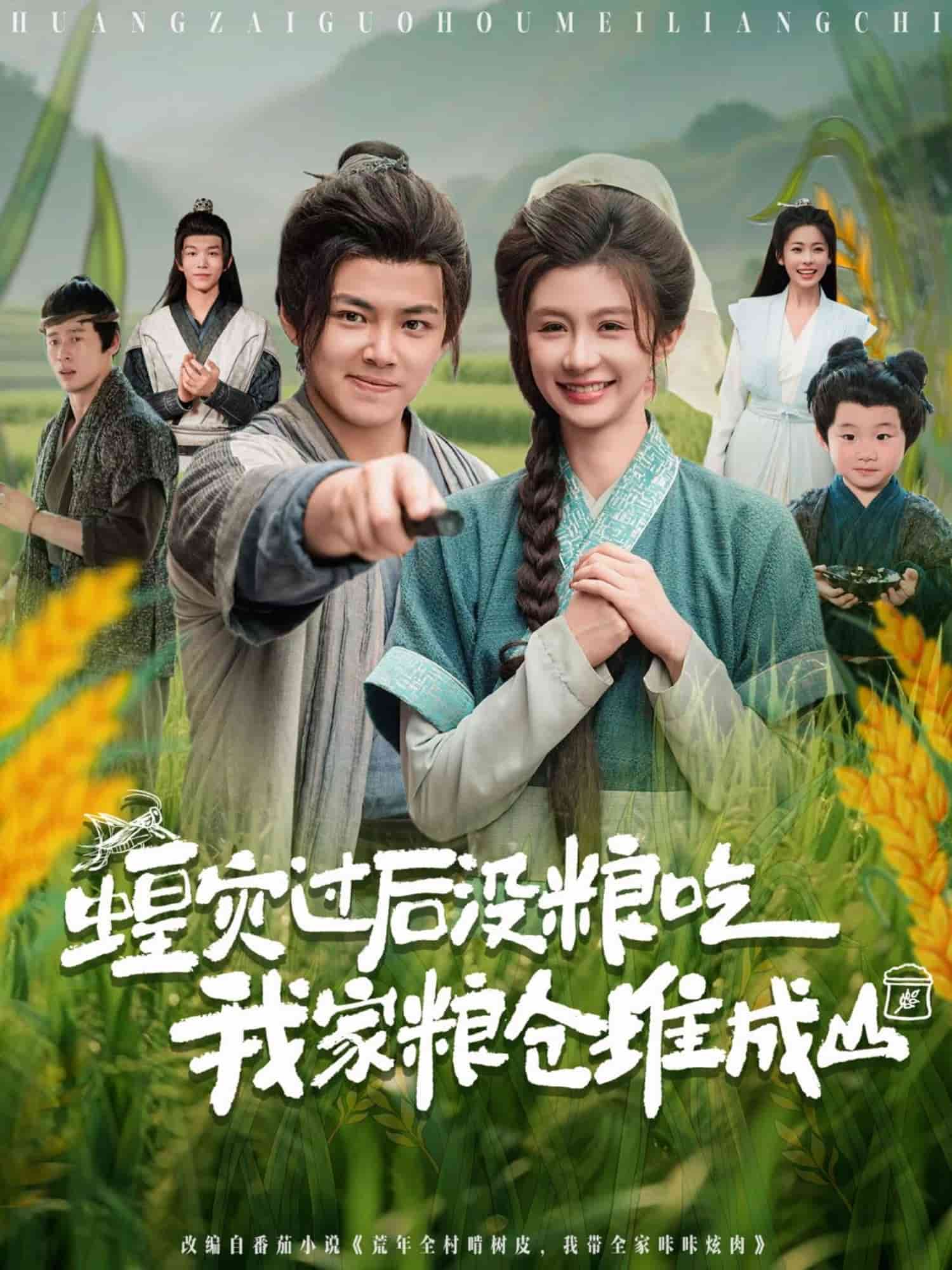 蝗灾过后没粮吃我家粮仓堆成山海报