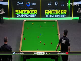 斯诺克利雅得狂欢季沙特大师赛第二轮 约翰·希金斯4-0丁俊晖 20251120海报