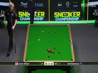 斯诺克利雅得狂欢季沙特大师赛四分之一决赛 凯伦·威尔逊0-4尼尔·罗伯逊 20251120海报