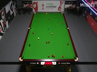斯诺克英锦赛资格赛第三轮80进48 阿里·卡特4-6阿尔特米·齐津斯 20251125海报