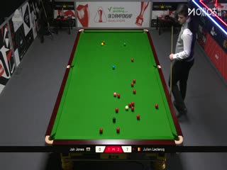 斯诺克英锦赛资格赛第三轮80进48 杰克·琼斯2-6朱利安·勒克莱 20251126海报