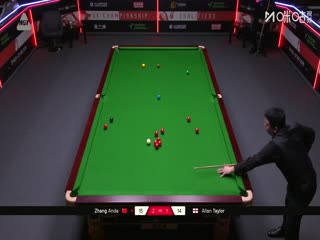 斯诺克英锦赛资格赛第三轮80进48 张安达6-1阿兰·泰勒 20251126海报