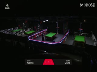 斯诺克英锦赛资格赛晋级轮 杰米·克拉克2-6周跃龙 20251127海报