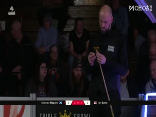 斯诺克英锦赛资格赛晋级轮 伊安·伯恩斯1-6斯蒂芬·马奎尔 20251126海报