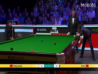 2025斯诺克英锦赛32进16 丁俊晖6-4徐思 20251201海报