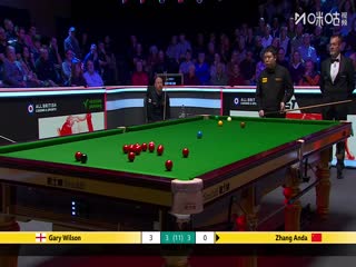 斯诺克英锦赛正赛32进16轮次 加里·威尔逊5-6张安达 20251202海报