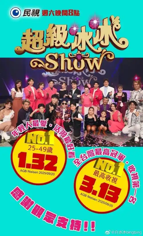 超級冰冰Show海报