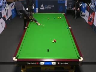 斯诺克苏格兰公开赛第一轮64进32 周跃龙4-3山姆·克雷吉（乔迁） 20251216海报