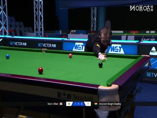 斯诺克苏格兰公开赛第一轮 马克·艾伦4-0辛格·查达 20251217海报