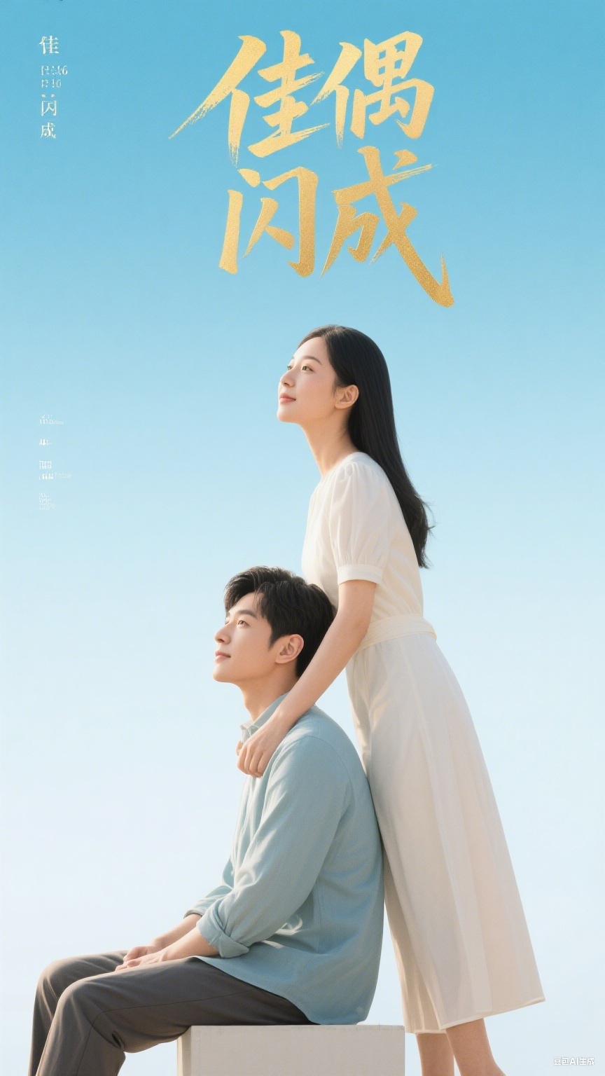 佳偶闪成海报